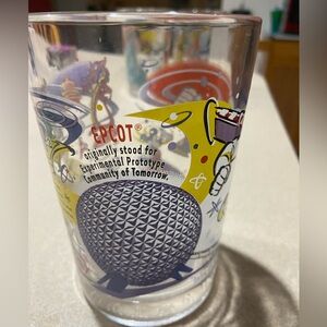 Disney commemorative drinking glass, celebrating 100 years of Disney